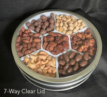 Holiday Tins - 7-Way- with Assorted Nuts