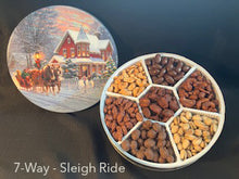 Holiday Tins - 7-Way- with Assorted Nuts